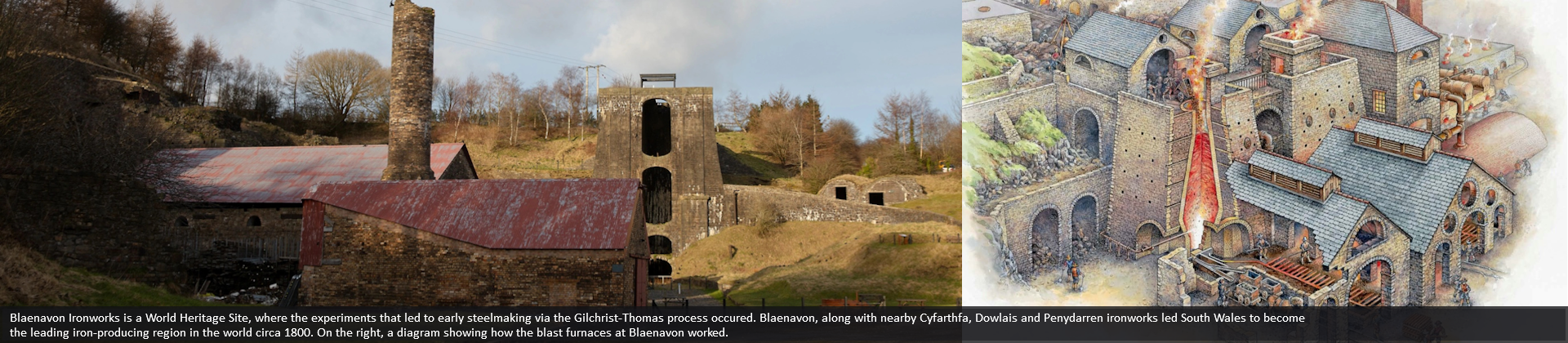 Blaenavon Ironworks and Swansea Copperworks