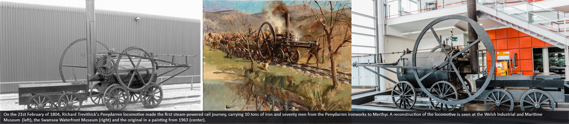 Richard Trevithick's Railway Locomotive